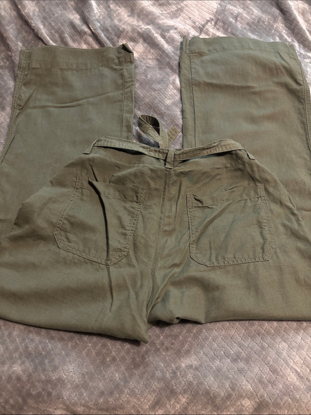 Gap Linen Blend Wide Leg Pant - Picture 3 of 5